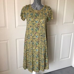 EUC LuLaRoe Carly- Vintage Floral Print- XXS